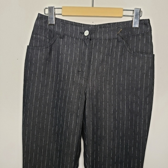 Laurel Jeans Pine Strip Wideleg Women Pant Size S/M - Picture 4 of 13